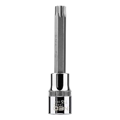 Abbildung von NEO TOOLS 08 767 Steckschlüsseleinsatz 1/2 T55 Chrom Vanadium Stahl, Werkzeugstahl Innen Torx