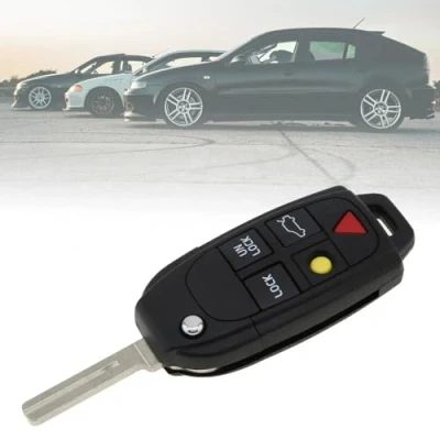 Abbildung von 5 Knopf autoschlüssel gehäuse funkschlüssel schlüssel Punto Taste Smart Remote Key Shell Case Fob für Volvo S60 S80 V70 XC90