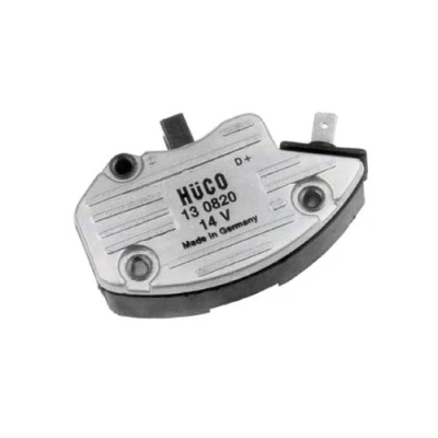 Abbildung von HITACHI 130820 Lichtmaschinenregler 14 FORD: FIESTA 3, Escort 6 Kombi, Transit Mk3 Pritsche/Fahrgestell, LAND ROVER: Defender SUV