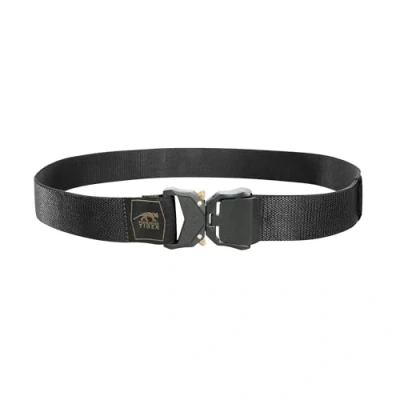 Abbildung von Tasmanian Tiger TT QR Stretchbelt 38mm längenverstellbarer Freizeit Outdoor Stretch Gürtel mit Metall Schließe, Schwarz