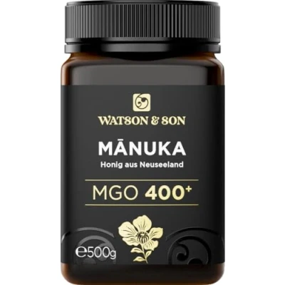 Abbildung von Watson &amp; Son Manuka Honig MGO 400+ 500g Premium Qualität aus Neuseeland