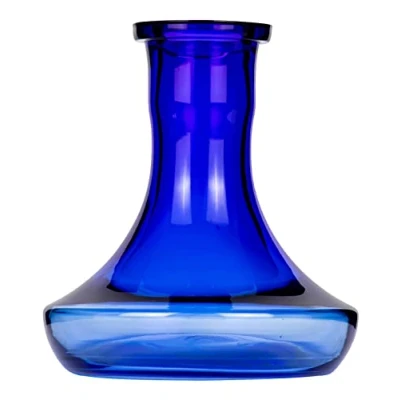 Abbildung von Moze Breeze Two Bowl Blue Premium Shishaglas für Steckpfeifen, klein und handlich optimale Geometrie direkten Anzug angenehmes Rauchvolumen