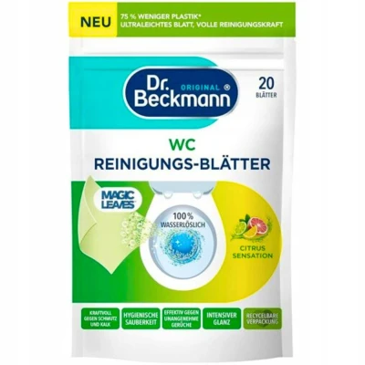 Abbildung von Dr. Beckmann WC Reinigungs Blätter CITRUS SENSATION 20