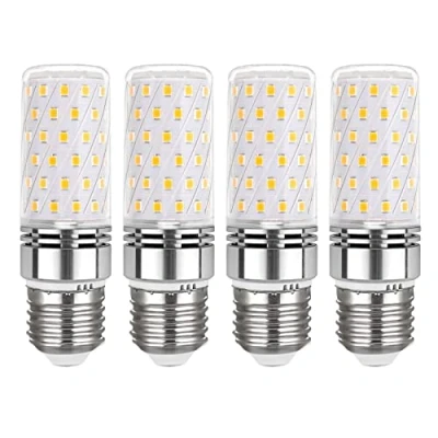 Abbildung von Akynite Leuchtmittel E27 LED Neutralweiß 4000K 1350LM, 12W Ersatz 100W Halogenlampe, AC 230V, Maiskolben Stablampe E14 für Deckenlampe, Nicht Dimmbar, 4er Pack