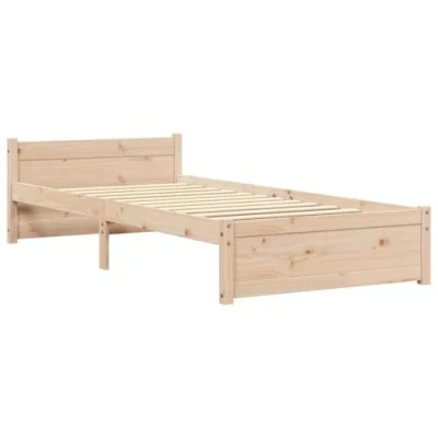 Abbildung von vidaXL Bett Massivholzbett 75x190 cm