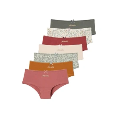 Abbildung von Vertbaudet 7ERPACK Adorable Slip für Kinder, Größe: 146/152, Rosa