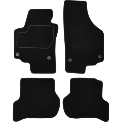 Abbildung von MAMMOOTH A041 SET45 PRM 01 Fußmattensatz Textil vorne und hinten 4 schwarz