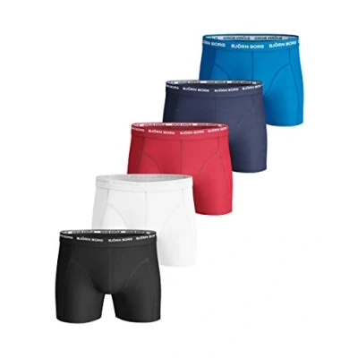 Abbildung von Björn Borg Herren Cotton Stretch 5p Boxer, Mehrfarbig, XL EU