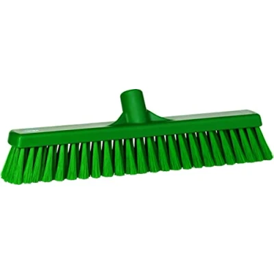 Abbildung von Vikan 31792 Fine Sweep Floor Broom Head, Polypropylene Block, 16 1/2&quot; Polyester Bristle, Green