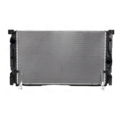 Abbildung von NISSENS 606229 Kühler, Motorkühlung Aluminium 630mm 383mm 26mm mit Dichtungen ohne Ausgleichsbehälter, Rahmen Kühlrippen gelötet BMW: 5 Limousine