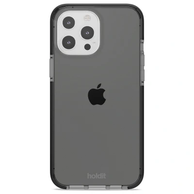 Abbildung von Apple iPhone 13 Pro Hülle Recycelter Kunststoff Holdit Backcover/Hard Case Handyhülle Schwarz