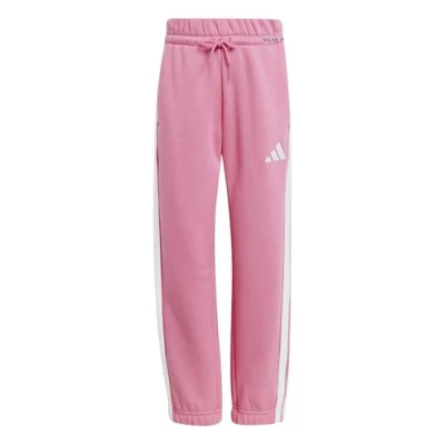Abbildung von adidas Unisex Kinder Essentials 3 Stripes Pants, pink Fusion/White, 4 5 Years