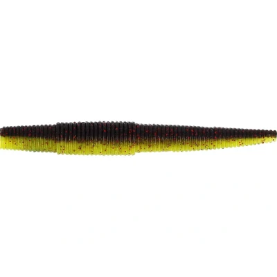 Abbildung von Westin Ned Worm 11cm Black &amp; Chartreuse Softbait