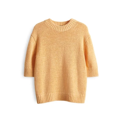 Abbildung von someday. Tavery Tshirt basic, Damen, Größe: 36, Frozen mango