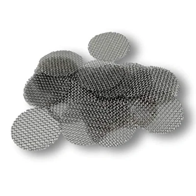 Abbildung von EKNA Pfeifensieb 15mm Einlegesiebe grob Pfeife Metall Sieb Stahlsiebe Vaporizer Siebchen (25 Stk.)