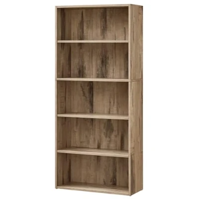 Abbildung von VASAGLE Bücherregal 5 Ebenen, Standregal, Aufbewahrungsregal, verstellbare Einlegeböden, für Wohnzimmer, Homeoffice, Schlafzimmer, Kamelbraun LBC165T50