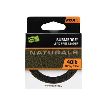 Abbildung von Fox Edges Naturals Submerge Leader 40lb (10m) Karpfen Vorfachmaterial