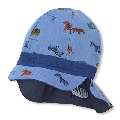 Abbildung von Sterntaler Baby Jungen Wende Schirmmátze M.nackensch. 1602140 Winter Hut, Blau, 49 EU