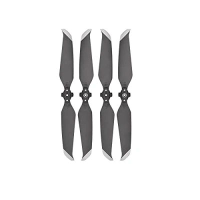 Abbildung von WANGCL 2 Paar Drohnen Propeller, geräuscharm, passend für DJI Mavic Air 2S Zubehör, silberfarbene Verzierung