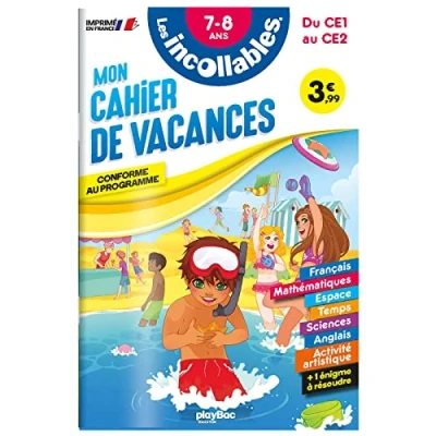 Abbildung von Cahier de vacances 2024 Les incollables CE1 au CE2 7/8 ans