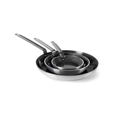 Abbildung von HENDI Bratpfanne 20 cm Höhe: 4 Materialstärke: mm Aluminium Antihaftbeschichtung aus Marmor temperaturbeständig max. 260 C
