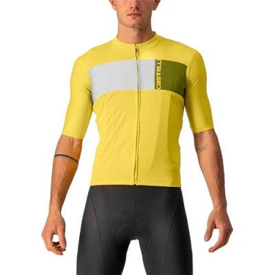 Abbildung von CASTELLI 4522023 782 PROLOGO 7 Jersey T Shirt Men&#039;s Passionsfrucht/Elfenbein Avocado Grün XXXL