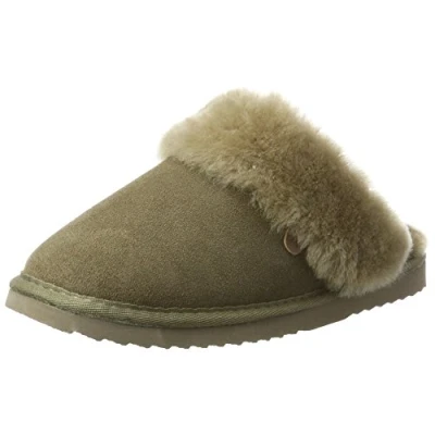 Abbildung von Warmbat Australia FLS321032 MOSS GROEN38 Pantolette flach, Damen, Größe: 38, Green Schuhe