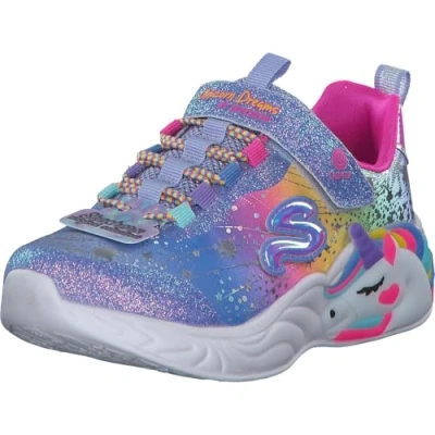 Abbildung von Skechers Unicorn Dreams Sneaker low blue/multicoloured für Kinder, Größe: 34, Blue/multi coloured Schuhe