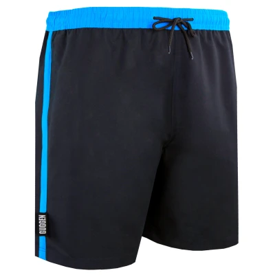 Abbildung von Herren Badehose mit Muster Streifen Blau