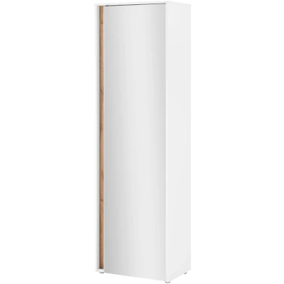 Abbildung von INOSIGN Garderobenschrank &quot;GIRON/ CiTY, Schrank in Wotan Eiche, Kleiderschrank mit Stauraum&quot;, Spiegeltür, Teleskopauszug, Tür beidseitig montierbar, 60 cm breit