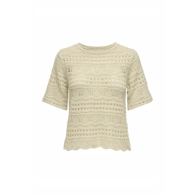 Abbildung von JDY Jdysun Tshirt print, Damen, Größe: XS, Tapioca