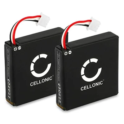 Abbildung von CELLONIC 2X Ersatz Akku 533 000067,AHB472625PST, L/N: 1109, 1110 für Logitech H800 Wireless Kopfhörer Ersatzakku 230mAh Batterie, Kopfhörerakku, Bluetooth Headset