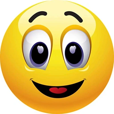 Abbildung von Edition Colibri Mousepad/Mauspad: Smiley, Emoticon Ø 22 cm aus extrem reissfestem Spezialkautschuk mit stark haftender Unterseite für optimalen Halt (Motiv 131)