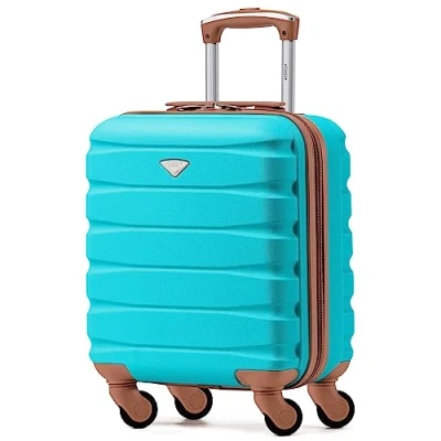 Abbildung von Flight Knight Leichtes, starres ABS Handgepack mit 4 Radern, zugelassen fur uber 100 Fluggesellschaften, darunter Air France, Ryanair und easyJet, 45x36x20cm