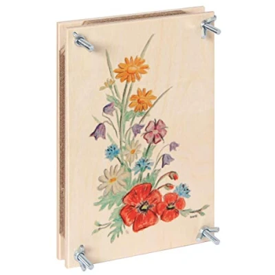 Abbildung von Bartl 111371 Blumenpresse aus Holz 24 cm x 16 bunt Top Qualität. Made in Germany.