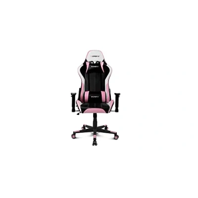 Abbildung von DRIFT Gaming Stuhl DR175PINK Professioneller Stuhl, Kunstleder, 2D verstellbare Armlehnen, Kolben der Klasse 4, Drehgelenk,Schwarz/Pinke
