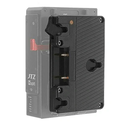 Abbildung von Fotga Wandadapter Mount Plate für Anton Bauer Gold Batterie auf V BP Batterie, mit D Tap Ausgang