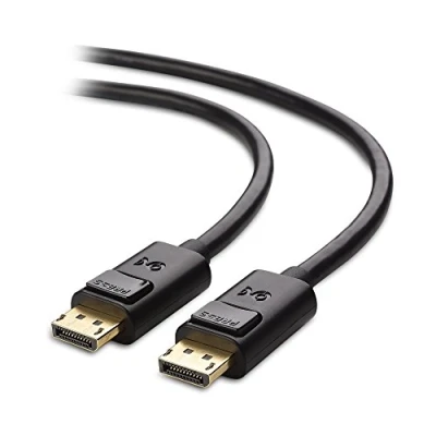 Abbildung von Cable Matters 4K DisplayPort Kabel 1m (DP Kabel, Display Port Kabel) DP auf für 60Hz, 2K 144Hz 1 Meter