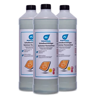 Abbildung von KaiserRein Scheibenreiniger Sommer Konzentrat 3x1 L Wischwasser Scheibe Scheibenwischwasser Auto Kfz LKW Bus