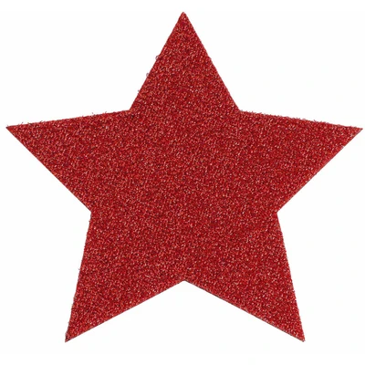 Abbildung von Primaflor Ideen in Textil Platzset &quot;Stern, Weihnachtsdeko rot&quot;, (Set, 4 St.), ideal als Untersetzer oder Tischdeko, Größe 16,5 cm