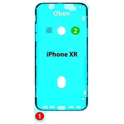 Abbildung von NG Mobile Klebefolie Display für Apple iPhone XR Klebepad Kleberahmen Klebestreifen Handy Rahmen Kleber Dichtung Sticker Smartphone