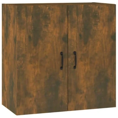 Abbildung von vidaXL Wandschrank Hängeschrank Bücherschrank Mehrzweckschrank Lagerschrank Schrank Wohnzimmer Räuchereiche 60x31x60cm Holzwerkstoff