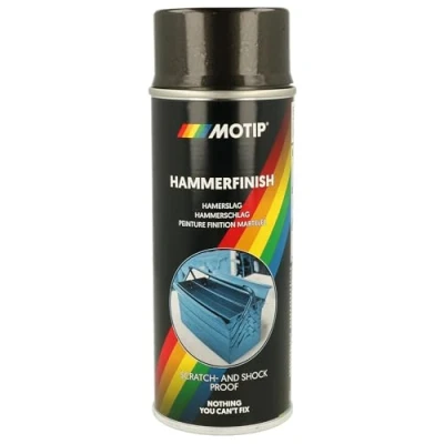 Abbildung von Motip Hammerlak spray antrazit 400ml.