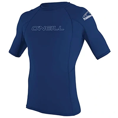 Abbildung von O&#039;Neill Mens Basic Skins Short Sleeve Sun Shirt Rash Vest, Navy, L EU