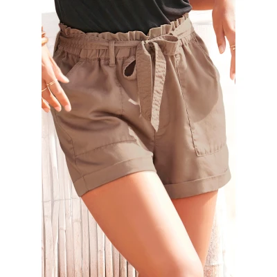 Abbildung von Buffalo Shorts, Damen, Größe: 34, Camelfarben