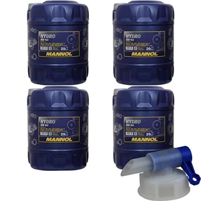 Abbildung von 80L MANNOL HYDRO ISO 46 Hydraulik Öl Flüssigkeit MN2102 20 inkl. Auslaufhahn