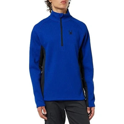 Abbildung von Spyder Outbound 1/2 Fleecepullover, Herren, Größe: Large, Blau (296)