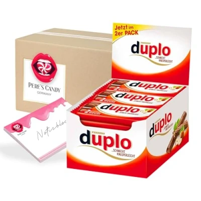 Abbildung von Ferrero Duplo 2er 24x36,4g mit Geschenk von Pere&#039;s Candy