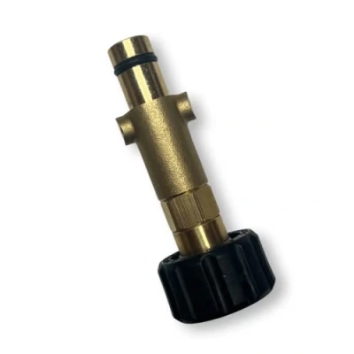 Abbildung von M&amp;M Smartek Bajonett Adapter für/kompatibel zu Nilfisk Gerni Quick mit M22 AG (Aussengewinde) für Hochdruckreiniger Schaumlanze Schaumkanone etc.