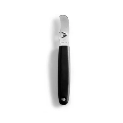 Abbildung von HENDI Zitronenmesser 17,5 cm Edelstahl PP Griff schwarz, Zitrusschäler Dekoriermesser